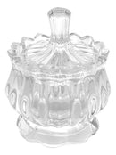 Potiche Bomboniere Baleiro Vidro 11cm Transparente