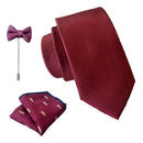 Kit Gravata + Lenço + Pin - Fatto A Mano