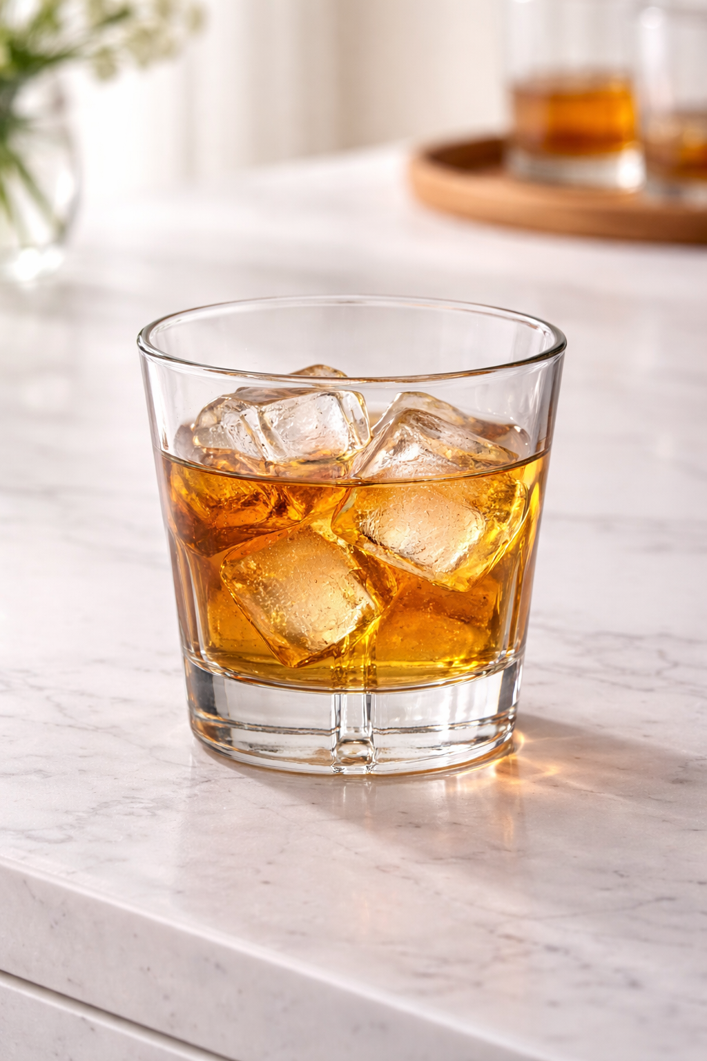 Kit 6 Copos Baixos de Vidro 330ml para Whisky Haüskraft – Transparente, Elegante e Resistente