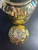 Potiche de Porcelana Dourado com Tampa 32x16
