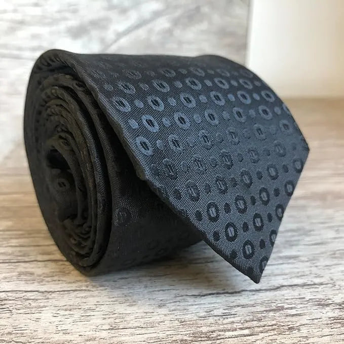 Gravata Preta Fatto A Mano 1200 Fios Microseda