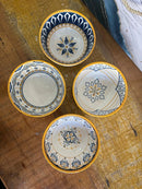 Jogo De 4 Tigelas Bowl Sortidas Porcelana + Caixa Presente Verde-claro