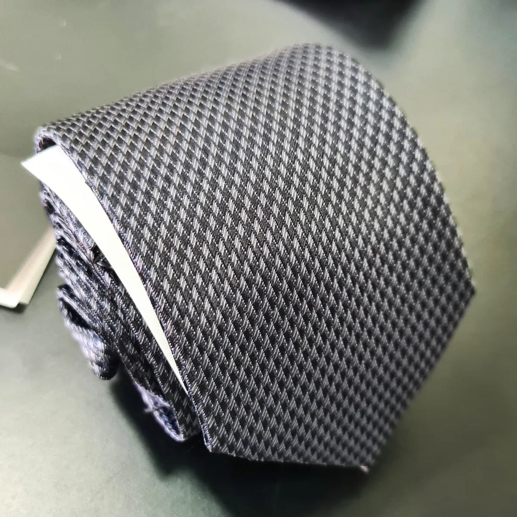 Gravata Preta Fatto A Mano 1200 Fios Microseda