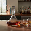 Garrafa Decanter de Vidro Luxo com Tampa 1200ml – Incolor