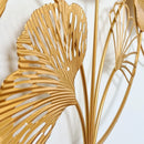 Relógio de Parede 3D Design Europeu Luxuoso em Metal 127cm – Dourado