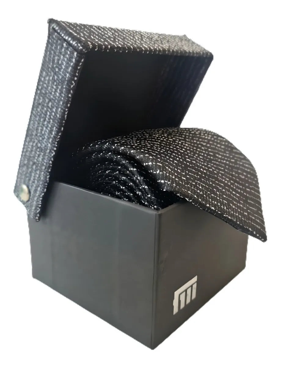 Gravata Masculina 1200 Fios em Microseda Fatto a Mano + Caixa Presente – Luxo 7 cm