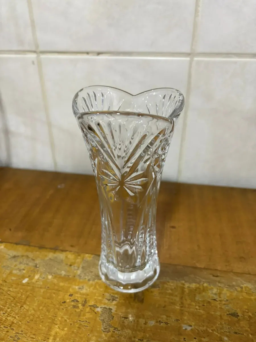 Vaso Decorativo de Vidro Floral Premium Reforçado 17cm Elegante