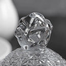 Açucareiro De Vidro Lapidado Diamonds 350g Incolor