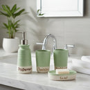 Kit Banheiro Lavabo Porta Escova Sabonete Liquído 4 Peças