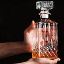Garrafa Decanter Vidro Licor Whisky 23 x 9 900ml