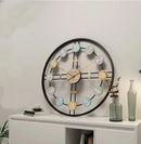 Relógio de Parede Retrô Vintage Old Time em Metal Vazado – 50 cm | Preto