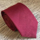Gravata Fatto A Mano 1200 Fios Microseda – Cor: Marsala