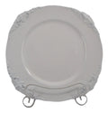 Sousplat de Poliresina White com Relevo – Design Elegante | 35 x 35 cm