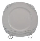 Sousplat de Poliresina White com Relevo – Design Elegante | 35 x 35 cm