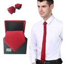 Gravata Masculina 1200 Fios em Microseda Fatto a Mano + Caixa Presente – Luxo 7 cm