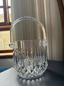 Balde De Gelo Acrílico Transparente Com Alça Design Diamante Incolor