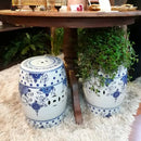 Seat Garden em Cerâmica – Banqueta Decorativa Oriental