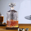 Garrafa Decanter Vidro Licor Whisky 23 x 9 900ml