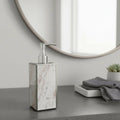 Saboneteira Porta Sabonete Líquido em Vidro Mármorizado 300ml – Elegância e Sofisticação