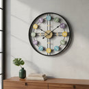 Relógio de Parede Retrô Vintage Old Time em Metal Vazado – 50 cm | Preto