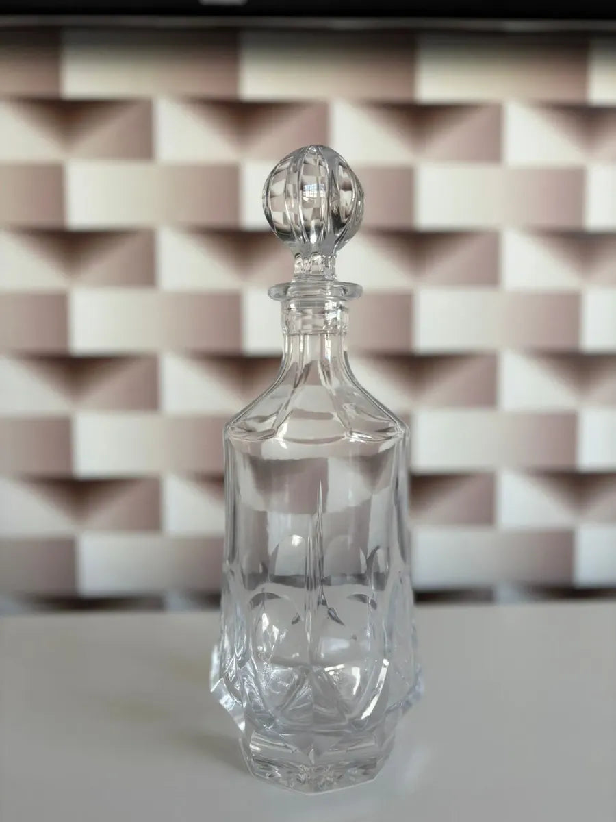 Garrafa Licoreira de Vidro 800ml Premium com Tampa Hermética Design Elegante