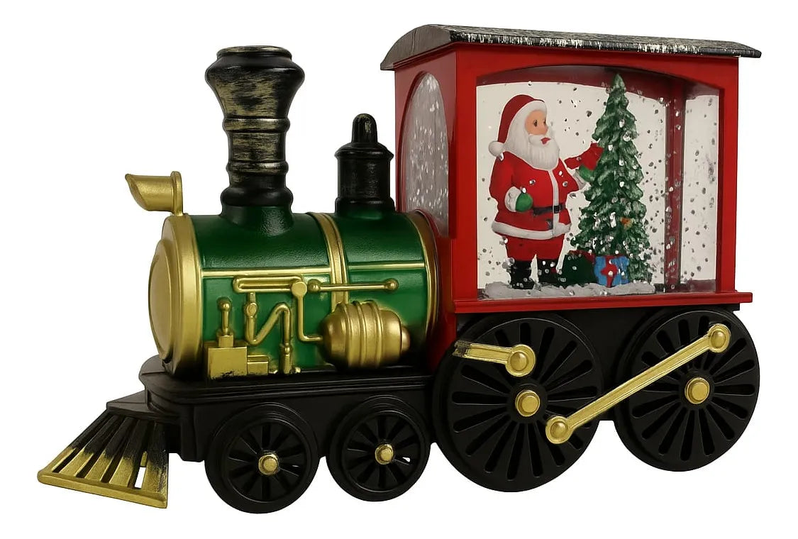 Lanterna Natalina Musical Trem