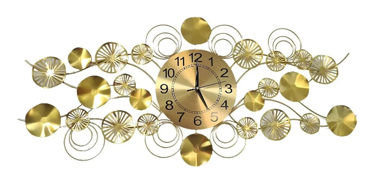 Relógio Decorativo Versailles 3D – 100cm | Dourado Intenso