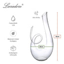 Decanter de Vinho em Cristal Espiral Premium 1,5L – Aerador com Alça para Servir