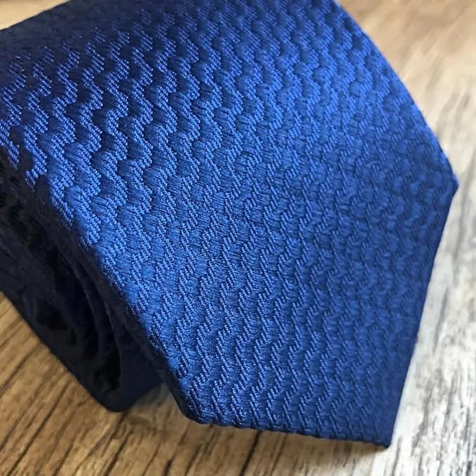 Gravata Azul Fatto A Mano Microseda Super Luxo – Ideal para Padrinhos