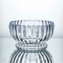 Fruteira de Cristal Centro de Mesa Redonda Requinte 22x12CM Incolor