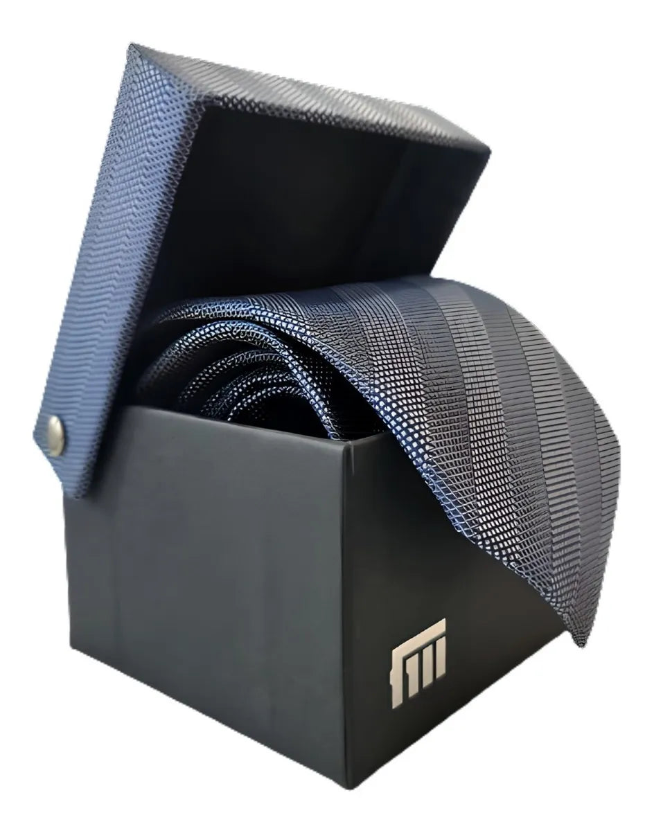 Gravata Masculina 1200 Fios em Microseda Fatto a Mano + Caixa Presente – Luxo 7 cm