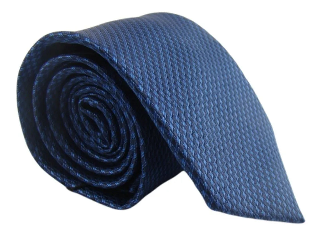 Gravata Azul Marinho Fatto A Mano 1200 Fios Microseda – Modelo Azul30