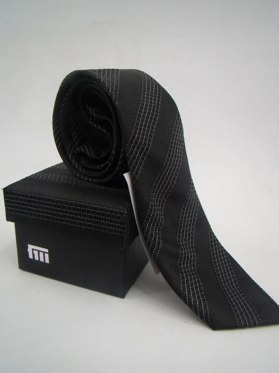 Gravata Masculina 1200 Fios em Microseda Fatto a Mano + Caixa Presente – Luxo 7 cm