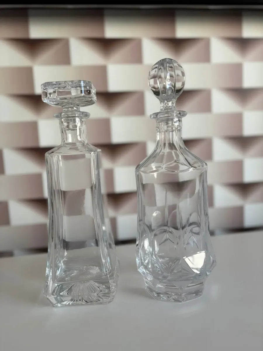 Garrafa Licoreira de Vidro 800ml Premium com Tampa Hermética Design Elegante