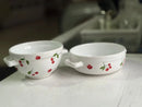 Tigela Bowl de Porcelana 500ml com Alça – Design Love Luxo | Ideal para Miojo, Sopas e Sobremesas