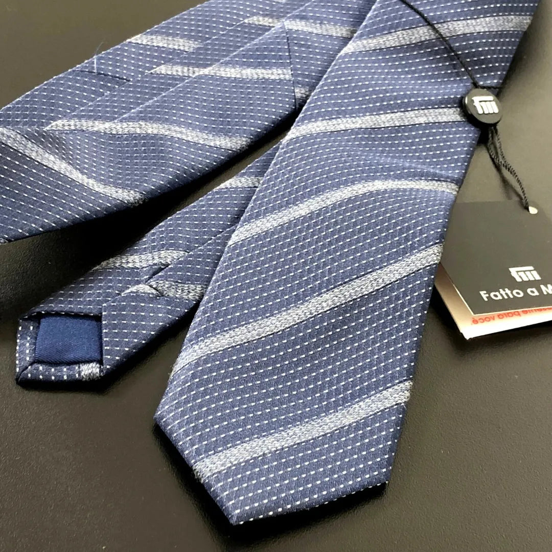Gravata Fatto A Mano 1200 Fios Microseda – Paleta Azul