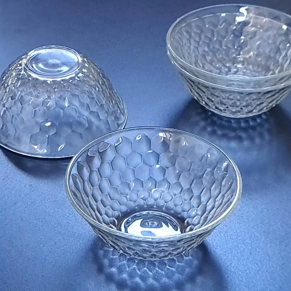 Jogo de Sobremesa em Vidro Bowl 250ml – Tigelas para Petiscos com 6 Peças