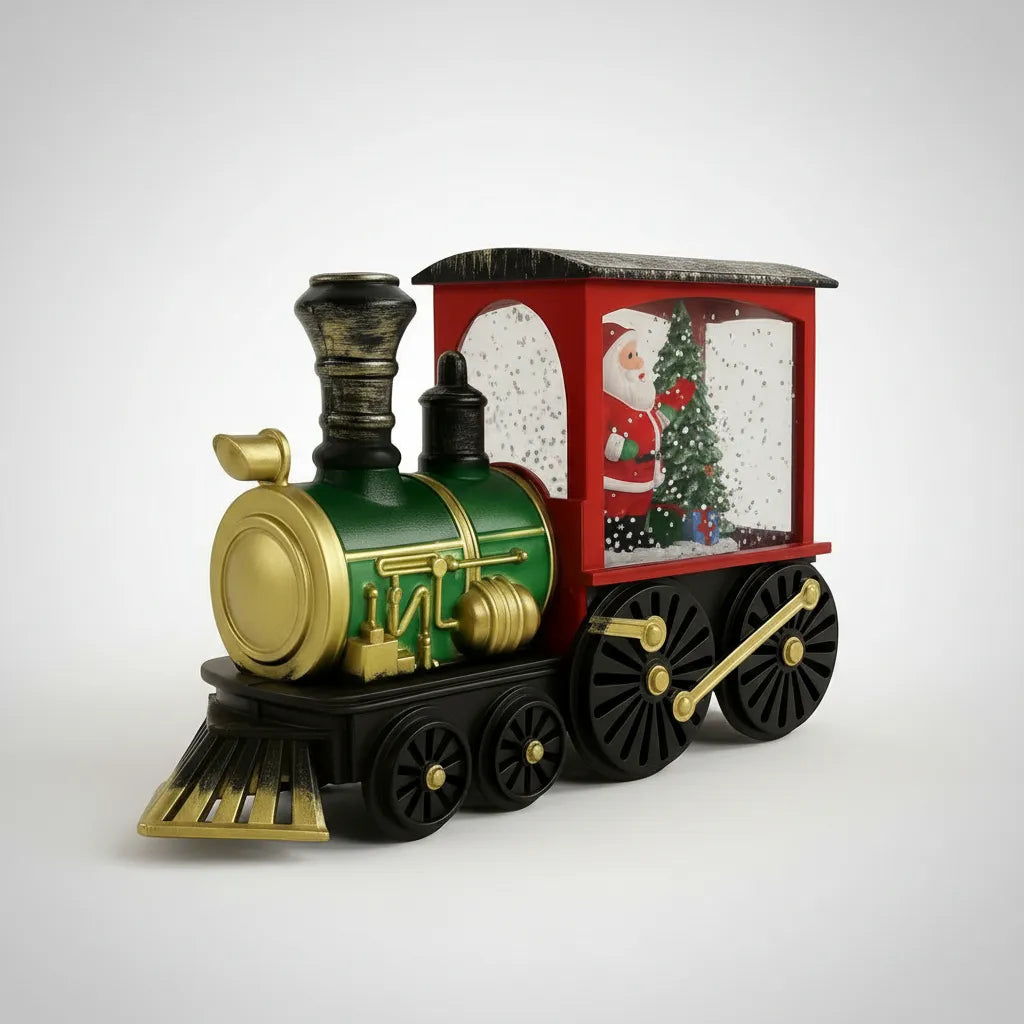 Lanterna Natalina Musical Trem