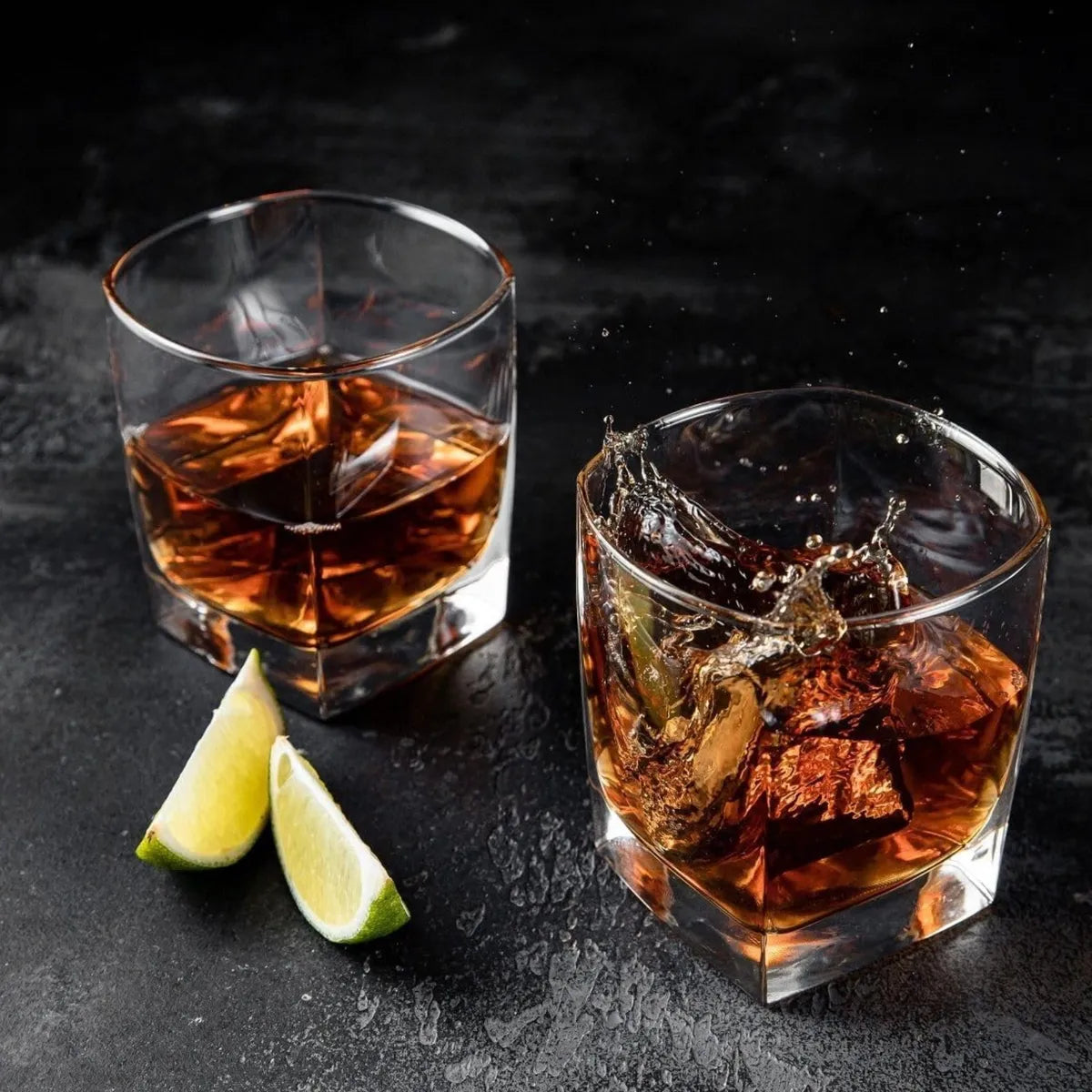 Copo De Whisky Vidro Licor 6 Peças 255ml Transparente