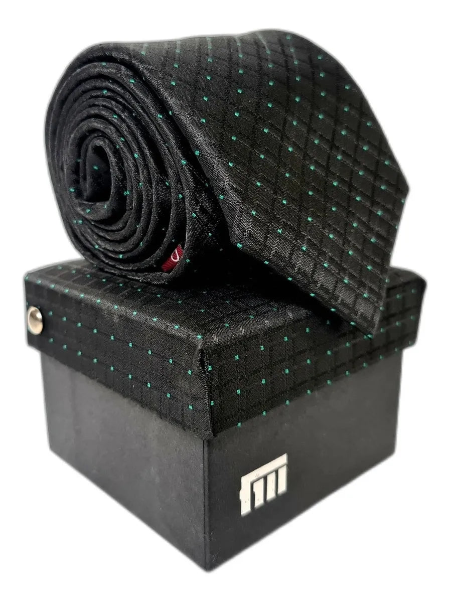Gravata Masculina 1200 Fios em Microseda Fatto a Mano + Caixa Presente – Luxo 7 cm