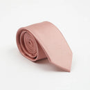 Gravata Masculina de Microseda Rosa Lisa Luxo – Fatto a Mano 146 cm Brilhosa para Padrinho e Eventos