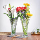 Vaso de Vidro Decorativo para Flores e Interiores – 23 x 13 cm | Transparente