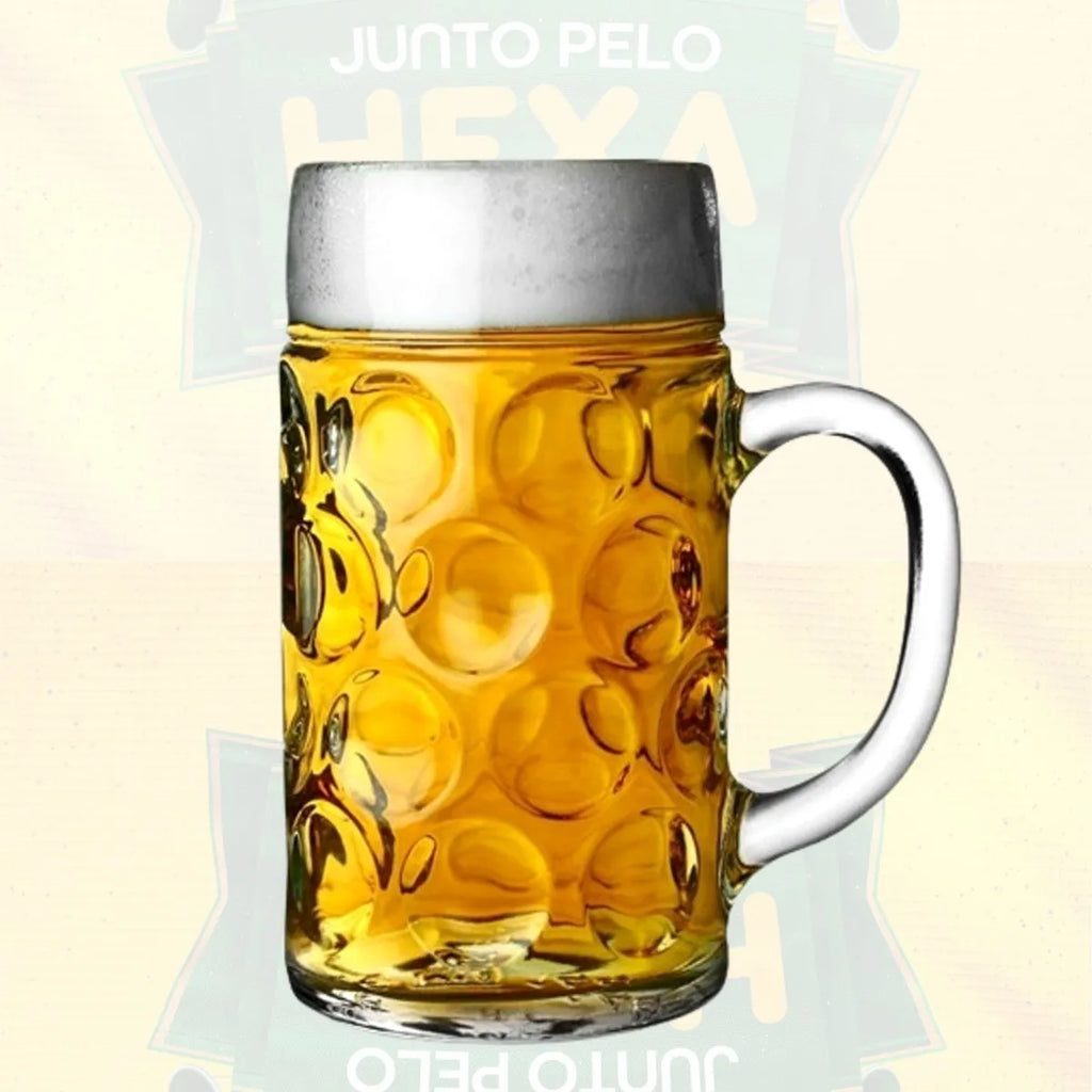 Caneca de Chopp Cerveja Tradicional Estilo Alemão 1L – Modelo Oktoberfest