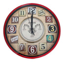 Relógio de Parede Retrô Vintage Nostálgico – 30 cm | Vermelho