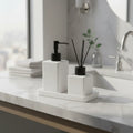 Kit Lavabo Completo Branco 3 Peças em Cerâmica