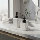 Kit Lavabo Completo Branco 3 Peças em Cerâmica