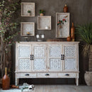 Buffet Aparador Kyoto Branco – 150 × 36 × 110 cm – imagem 2