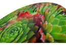 Sousplat Plástico Design Flowers – Verde Florido 33x33cm
