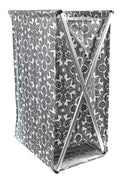 Cesto de Roupas Dobrável Cinza 63 x 38 cm – Prático e Funcional