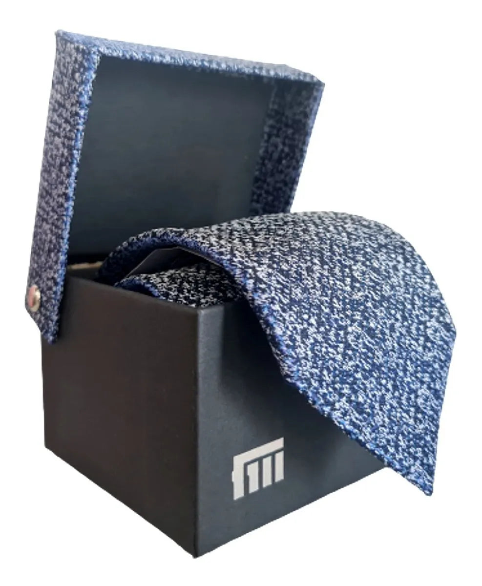 Gravata Masculina 1200 Fios em Microseda Fatto a Mano + Caixa Presente – Luxo 7 cm